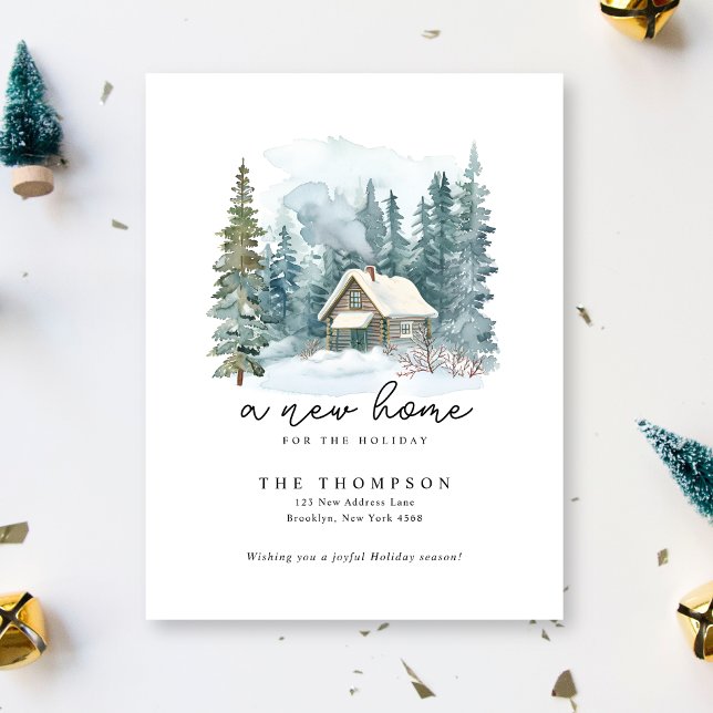 Cartão Postal De Festividades Uma Nova Caligrafia Em Casa (Criador carregado)