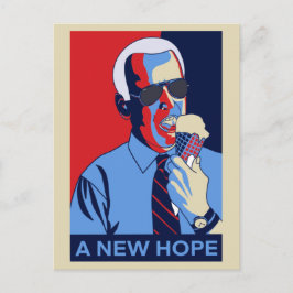 Cartão Postal De Festividades Uma nova ilustração do Sorvete Joe Biden