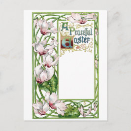 Cartão Postal De Festividades Uma páscoa calma