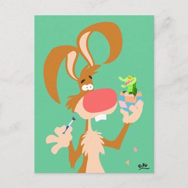 Cartão Postal De Festividades Uma surpresa para a Páscoa :) (Frente)