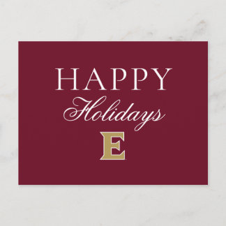 Cartão Postal De Festividades Universidade E Elon