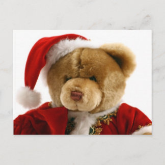Cartão Postal De Festividades urso natal