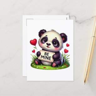 Cartão Postal De Festividades Urso Panda, Namorados de minas bonitas