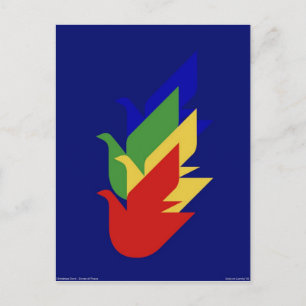 Cartão Postal De Festividades Vacas de Natal