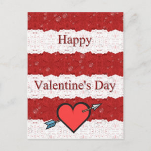 Cartão Postal De Festividades Valentine&apos feliz; dia de s