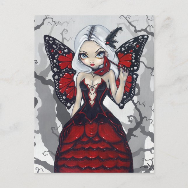 Cartão Postal De Festividades "Valentine Masquerade" Postcard (Frente)