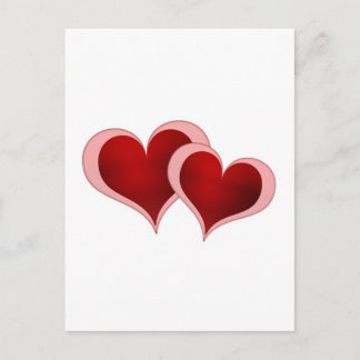 Cartão Postal De Festividades Valentine's Day Hearts Greeting Card