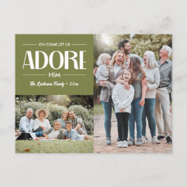 Cartão Postal De Festividades Vamos Adorá-Lo, SAGE Christian 2 Foto
