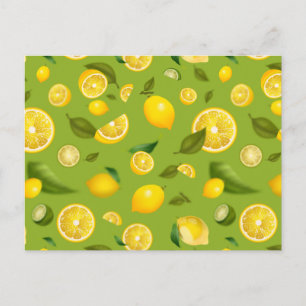 Cartão Postal De Festividades Variação do limão 8