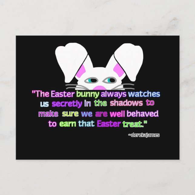 Cartão Postal De Festividades Vejo Você, Cartão-Postal Da Páscoa (Frente)