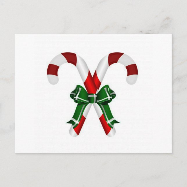 Cartão Postal De Festividades Velas de Natal com Arco (Frente)