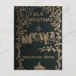 Cartão Postal De Festividades Velho Natal - Washington Irving