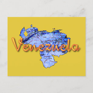 Cartão Postal De Festividades Venezuela