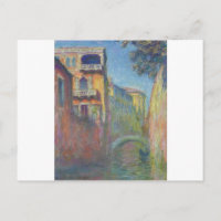 Venice, Rio de Santa Salute by Claude Monet