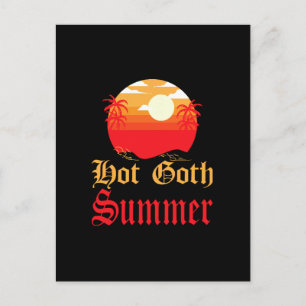 Cartão Postal De Festividades verão gótico quente