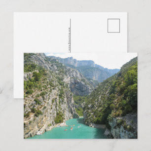 Cartão Postal De Festividades Verdon Gorge