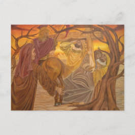 Cartão Postal De Festividades Via crucis