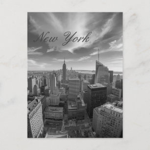 Cartão Postal De Festividades Viagem Panorâmica pela Cidade de Nova York
