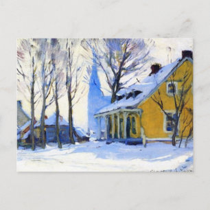 Cartão Postal De Festividades Vila Canadense. Dia da cinza
