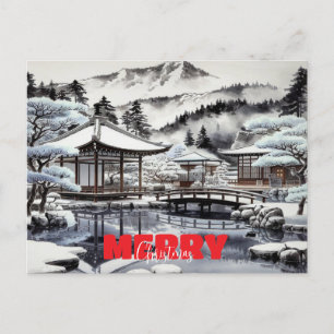 Cartão Postal De Festividades Vila Japonesa