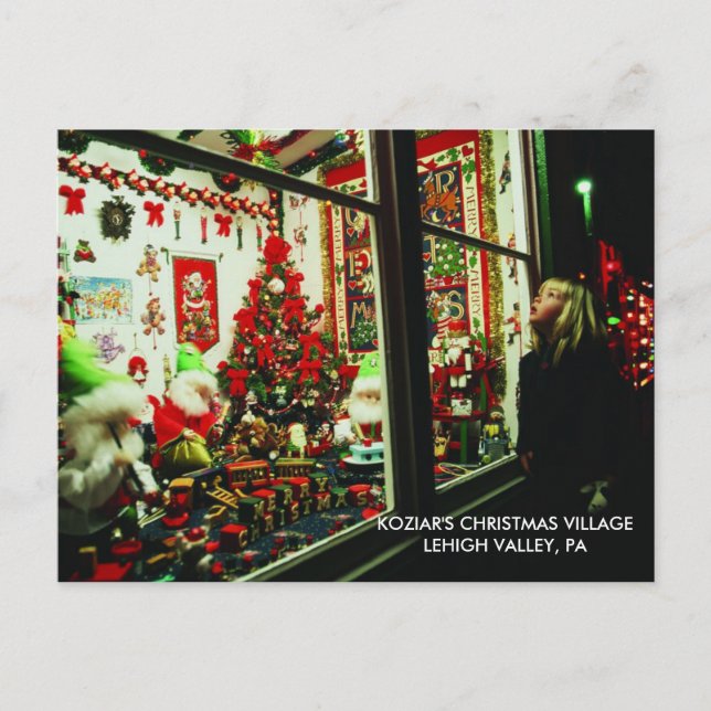 Cartão Postal De Festividades Village Lehigh Valley, PA (Frente)