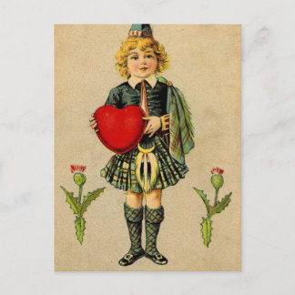 Cartão Postal De Festividades Vintage dia de os namorados