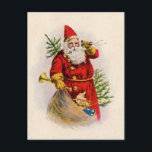 CARTÃO POSTAL DE FESTIVIDADES VINTAGE SANTA PAPER PRODUCTS<br><div class="desc">VINTAGE SANTA NOTECARDS,  STICKERS,  POSTCARDS, </div>