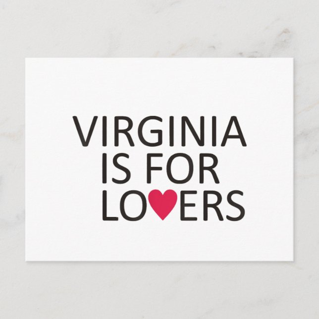 Cartão Postal De Festividades Virginia State T-shirt Virginia Home Tee Virginia (Frente)