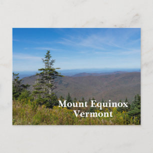 Cartão Postal De Festividades Vista do Monte Equinox em Vermont