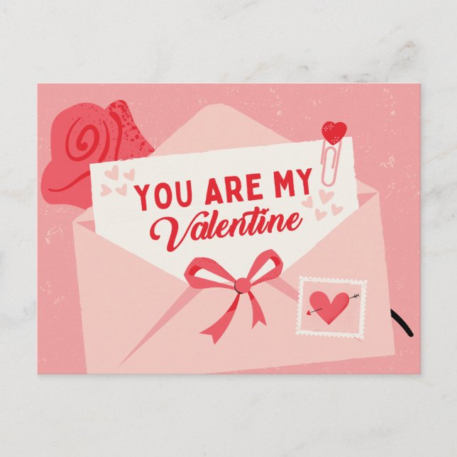 Cartão Postal De Festividades Você é meu namorados (Frente)