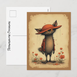 Cartão Postal De Festividades Você não achou que eu responderia, achou? Arte
