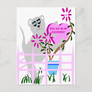 Cartão Postal De Festividades Você Será Meu Namorados?