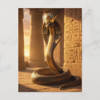 Cartão Postal De Festividades Wadjet – Egyptian Cobra Goddess´6