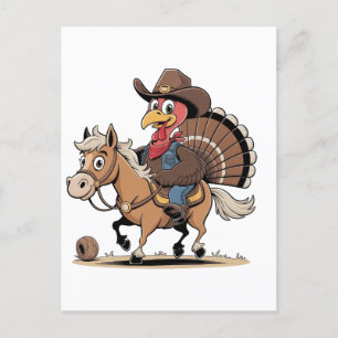 Cartão Postal De Festividades Western Cooke Turquia Ação de Graças