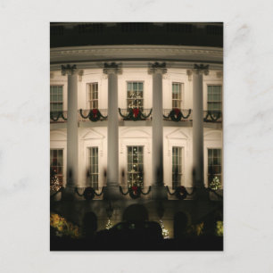 Cartão Postal De Festividades White House celebrates Christmas