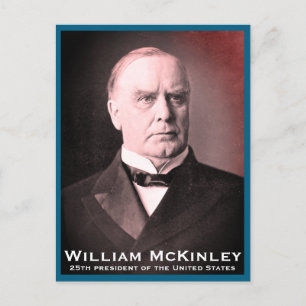 Cartão Postal De Festividades William McKinley, político, presidente americano