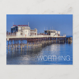 Cartão Postal De Festividades Worthing