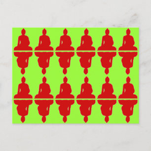 Cartão Postal De Festividades Xmas Buddha