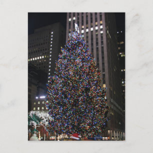 Cartão Postal De Festividades Xmas de NYC