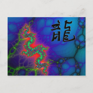 Cartão Postal De Festividades Year of the Dragon