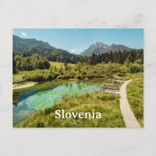 Cartão Postal De Festividades Zelenci Nature Reserve, Eslovênia Cartão-postal