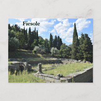cartão postal de Fiesole