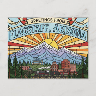 Cartão postal de Flagstaff Arizona