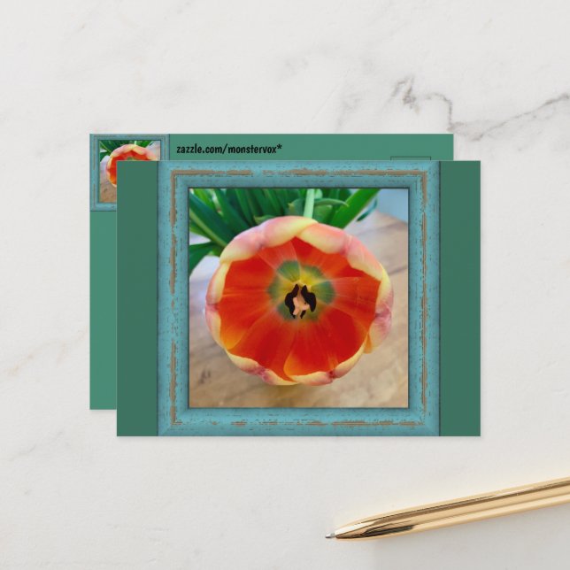 Cartão postal de flor (Frente/Verso In Situ)