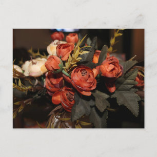 Cartão Postal de Flor Botânica Elegante