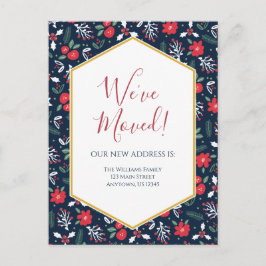 Cartão postal de Florais de Natal em Movimento
