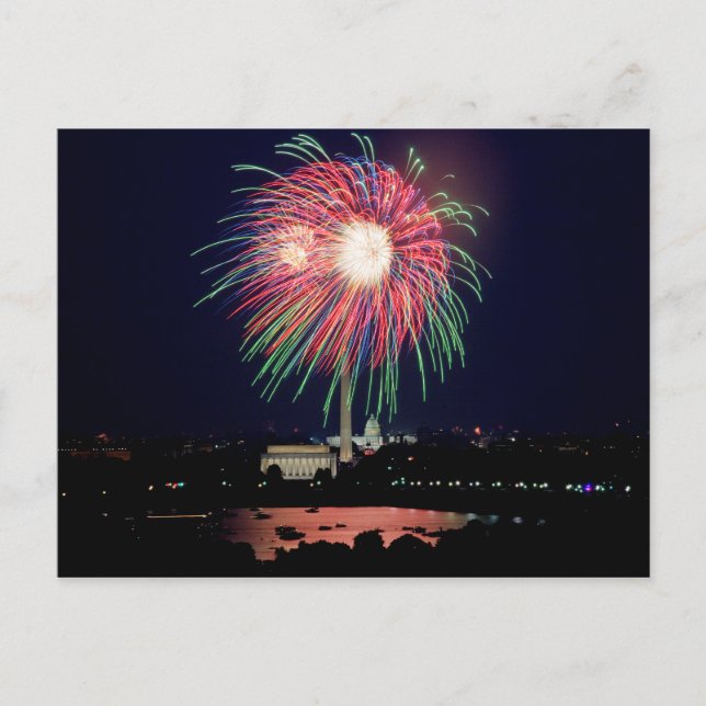 Cartão Postal de Fogos de Artifício (Frente)