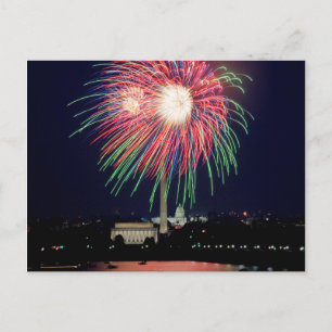 Cartão postal de fogos de artifício