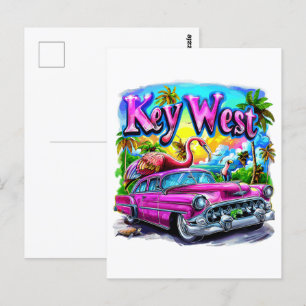 Cartão Postal De folga em Key West, Flórida