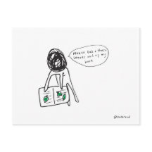 cartão postal de folhas